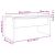 Előtér pad párnával Beton Szürke 83 x 38 x 40 cm 150431441