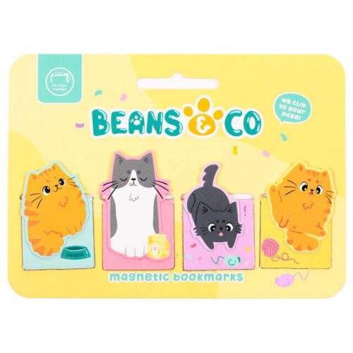 Beans & Co Macskás mágneses könyvjelzők csomagolása - Könyvjelző