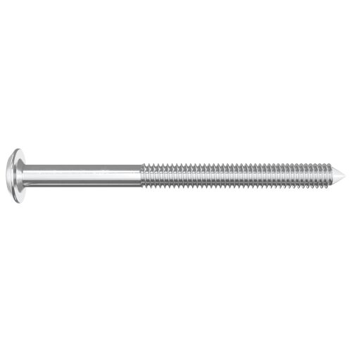 vidaXL M6 x 85mm ezüst acél lapos fejű bútorcsavar - Csavar