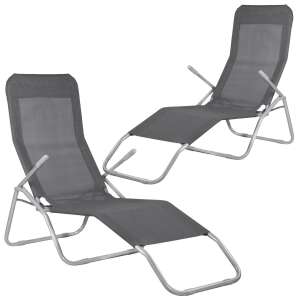 Springos Gravitációs kerti Nyugágy - Sötétszürke