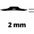 Einhell AGILLO 18/200 Bozótvágó Penge Vastagsága, 2mm