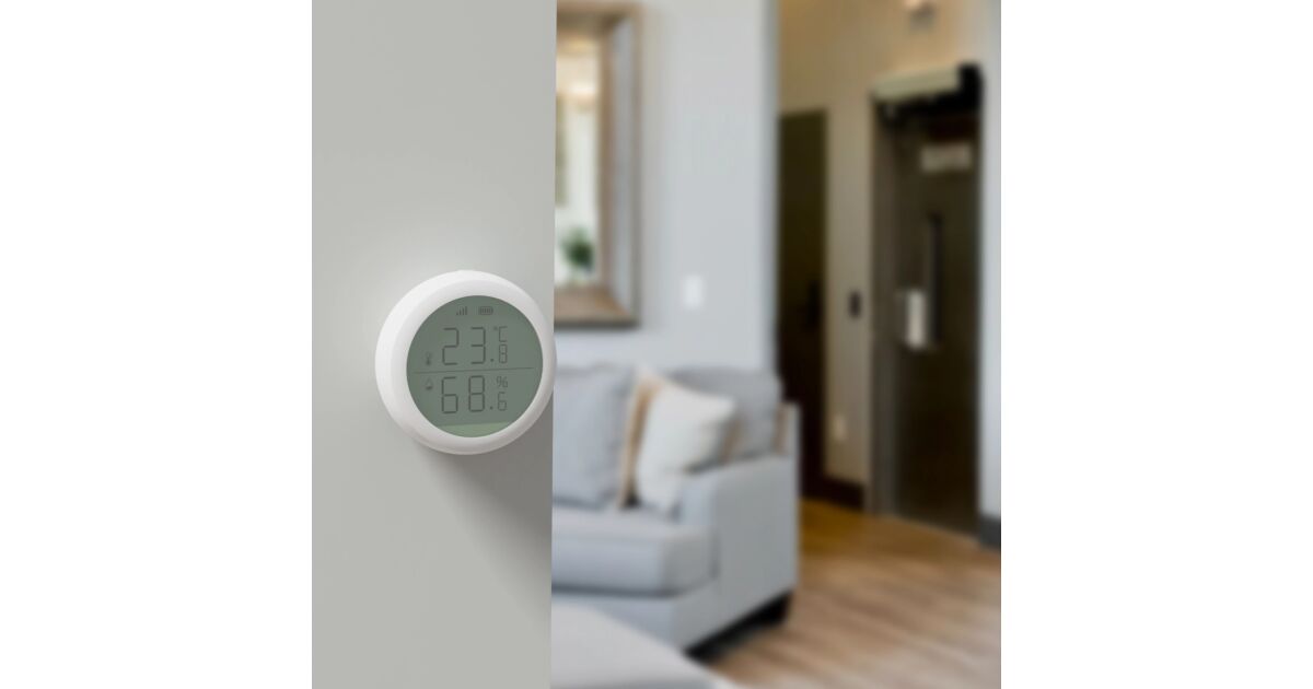 TESLA Smart Senzor Temperature and Humidity Display - miernik ...
