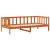 Nappali ágy matracmal Viaszbarna és fehér 90 x 200 cm 150596824