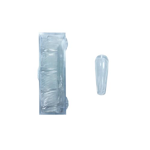 Nail tip box 200db #019-5 Átlátszó