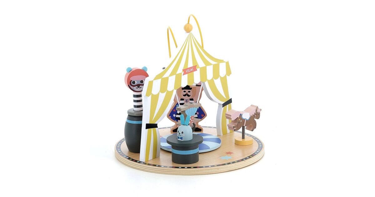 Mobile Circus par Michelle Carlslund (petit modèle) - VILAC - Perlin