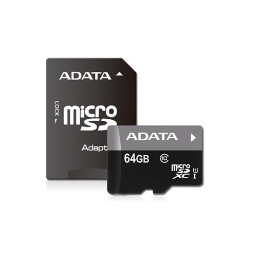 Adata 64GB MicroSDXC memory card with SD adapter