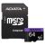 Adata 64GB MicroSDXC memory card with SD adapter