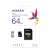 ADATA Premier microSDXC memory card with adapter, 64GB
