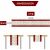 KARÁCSONYI ASZTALFUTÓ Karácsonyi asztali futó méretei: 33x183cm