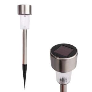 10 db rozsdamentes acél napelemes kerti lámpa - Napelemes lámpa