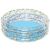 Bestway inflatable pool with rainbow design, isolated