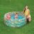 Children playing in Bestway inflatable pool with pineapple design