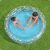 Overhead view of children playing in Bestway inflatable pool