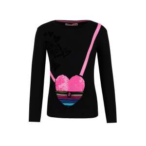 Desigual Calella fekete, flitteres lány felső 43672378 - Desigual