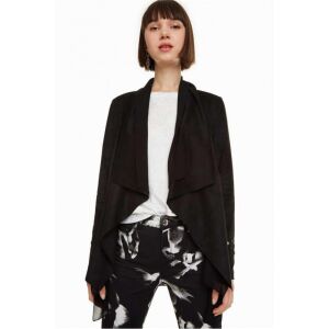 Desigual Lua fekete bársony női felső – 40 130490268 - Desigual