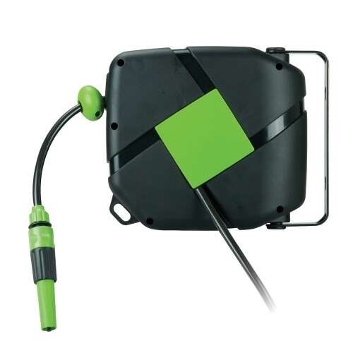 Daye DY6680W10 10m automata fali tömlődob, fekete-zöld színben, 180 fokos forgatással