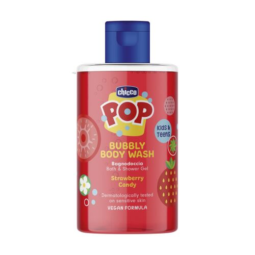 CHICCO Tusfürdő gél Pop Eper cukorka 300ml 150817958 - Szépség és egészség