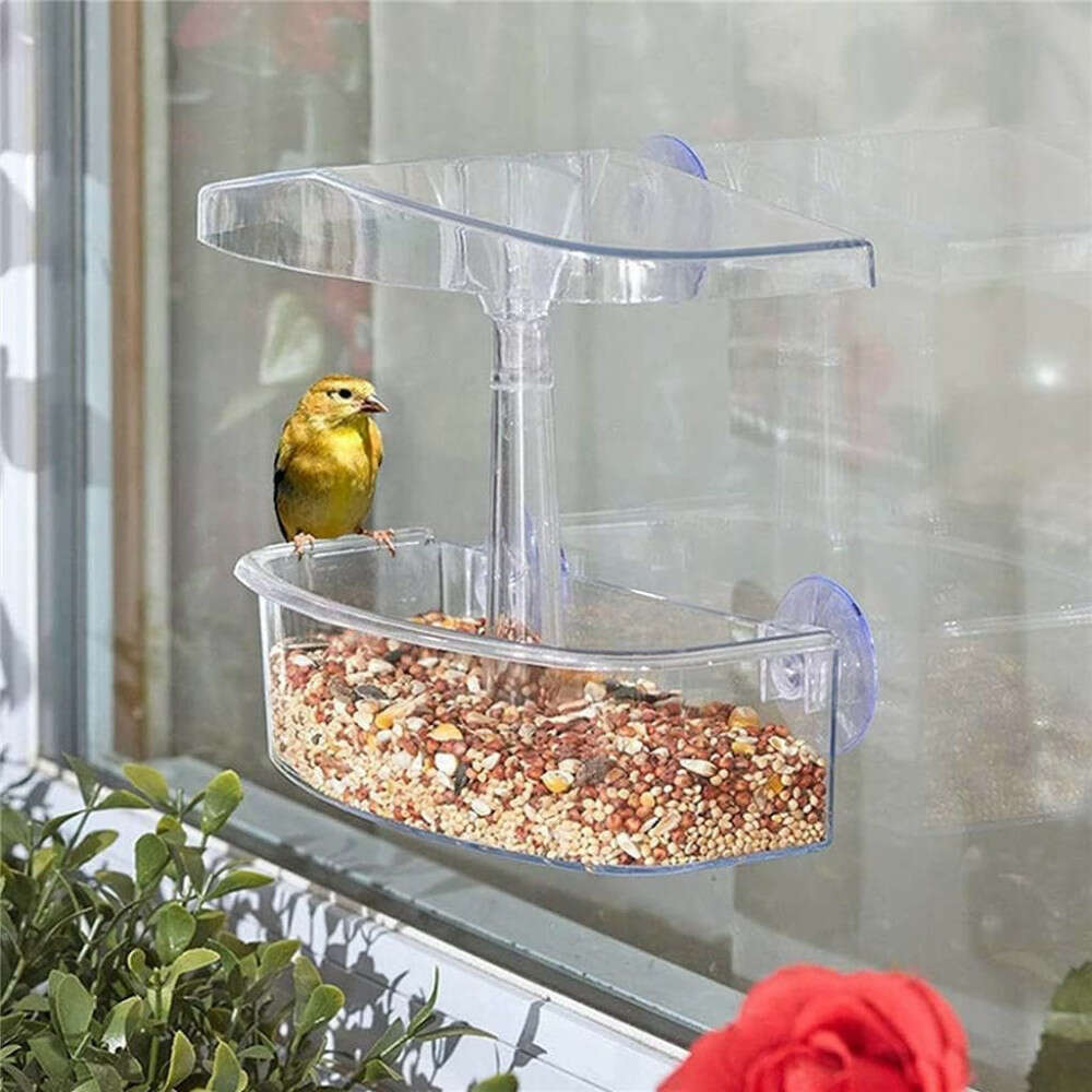 Bird Feeder with Suction Cups 200 x 170 x 90 mm