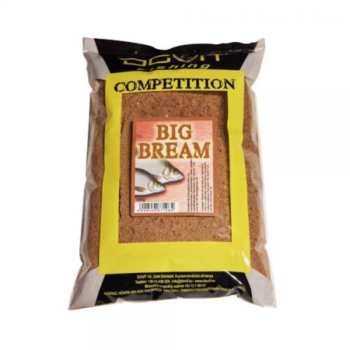 Dovit Competition Big Bream etetőanyag, dévérkeszeg horgászcsali, 1kg - Horgász morzsa