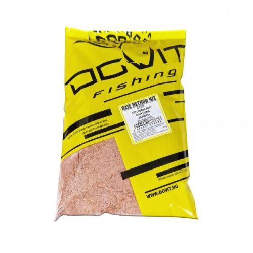 Dovit Base Method Mix Eper epres ízesítésű etetőanyag sárga csomagolásban, horgászcsali - Etetőanyag adalék
