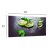 TMK ArtDeko 90x52 cm-es üveg főzőlapvédő lime és menta mintával, konyhai dekoráció