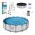 Bestway Steel Pro Max above ground pool set, includes ladder, filter pump, and cover