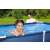 Bestway Steel Pro rectangular metal frame pool, girl enjoying the pool