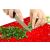 KONYHAI ÜVEG PANEL 65x60 Piros vágódeszkaként