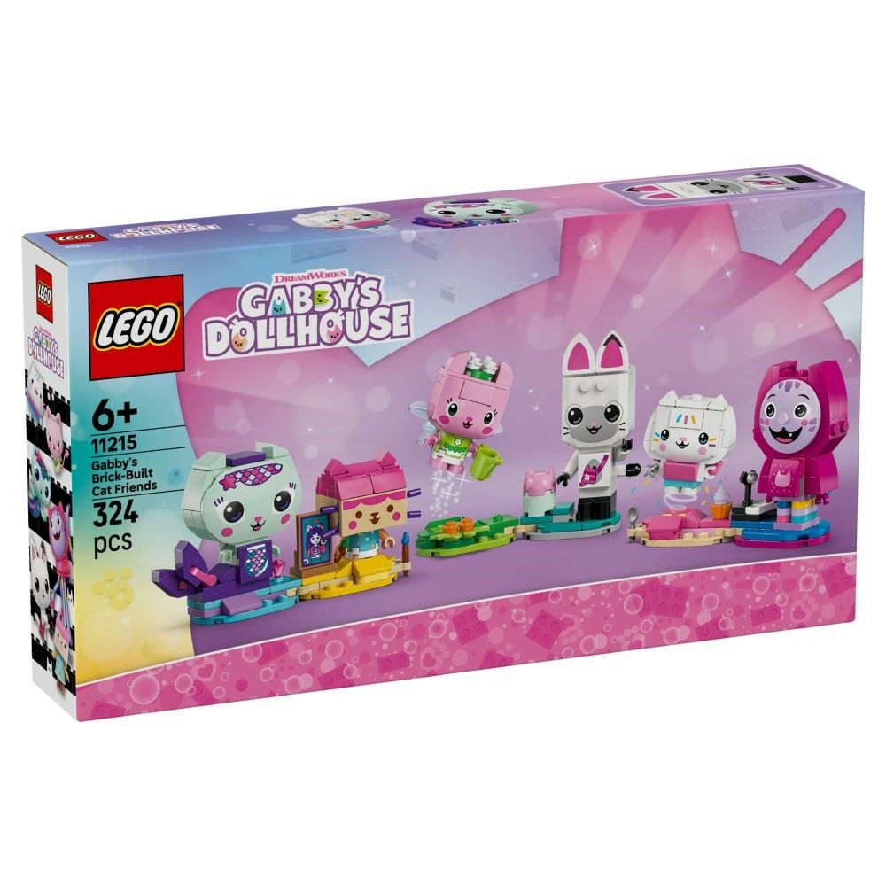 E-shop LEGO® Gabinin kúzelný domček Gabi a jej mačací kamaráti z kociek 11215