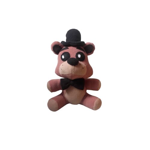 Freddy plüss figura a Five Nights at Freddy's-ből kalappal és csokornyakkendővel 