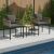 vidaXL Kültéri Bútor Szett 3 pcs Szürke és sötétszürke PE Rattan 151103653