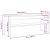 vidaXL TV szekrény Szürke Sonoma 100 x 30 x 40 cm Faanyag 151104549