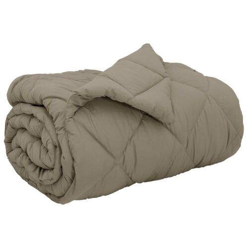 vidaXL Világosszürke Mikroszálas Téli Takaró 200x155 cm, feltekerve - Paplan