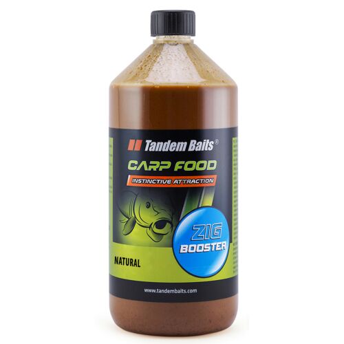 Tandem Baits Carp Food Zig Booster 1000ml Natural üveg, pontyhorgász attraktor - Etetőanyag aroma