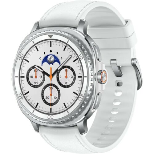 Samsung Galaxy Watch8 Classic 46mm 4G/LTE Okosóra Hibrid szíjjal - Fehér 151208351 - Samsung