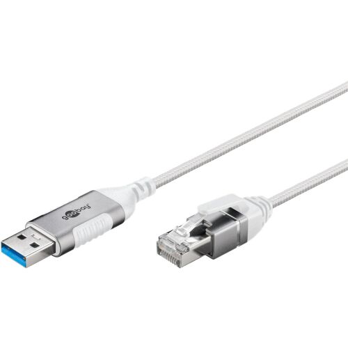 Goobay 5m USB-A - RJ45 Ethernet adapterkábel - Hálózati adapter