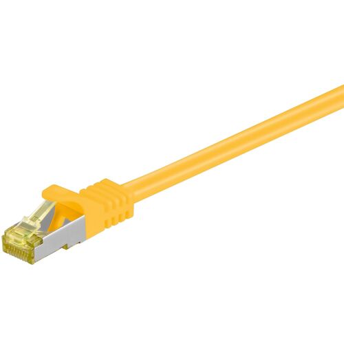 goobay 91602 S/FTP Cat7 RJ45 600MHz (Cat6a 500MHz) Patch kábel 2m - Sárga