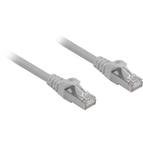 Sharkoon S/FTP Cat6a Patch kábel 0.5m - Szürke 151210288 - Patch kábel