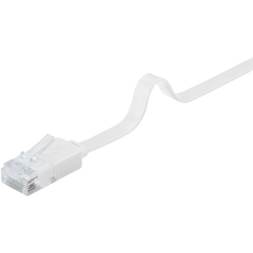 goobay 93357 U/UTP Cat5e RJ45 Flat Lapos Patch kábel 0.5m - Fehér 151210742 - Goobay