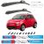 TeamCar Fiat 500 ablaktörlők az autón
