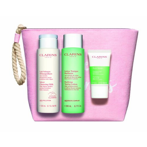 Clarins szett: Pure hámlasztó arcradír, 15 ml 151218279 - Testápolási csomag