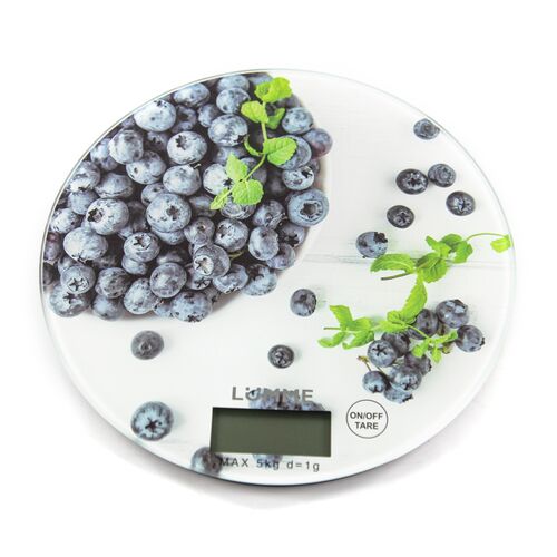 Lumme LU-1341 Blueberry konyhai mérleg áfonya mintával - Konyhai mérleg