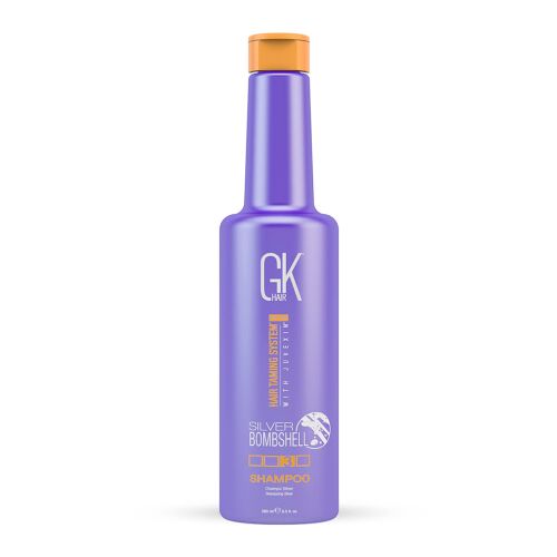 Global Keratin, Silver Bombshell, Hajsampon, A sárga tónusok semlegesítésére, 280 ml 151310619 - Sampon