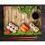 ÜVEG VÁGÓDESZKA 52x40 FA üveg vágódeszka sushi tálalás
