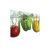 ÜVEG VÁGÓDESZKA 40x30 PAPRIKA, üveg vágódeszka színes paprikákkal, konyhai dekoráció