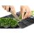ÜVEG VÁGÓDESZKA 30x52 Fa vágódeszka újhagyma aprításához