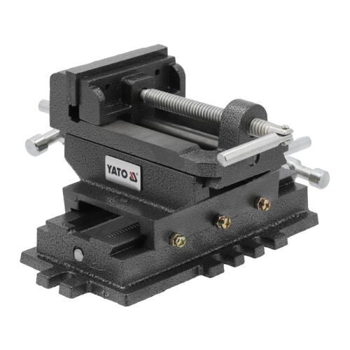YATO Satu 100 mm Keresztcsavaros satu fém- és famegmunkáláshoz - Satu