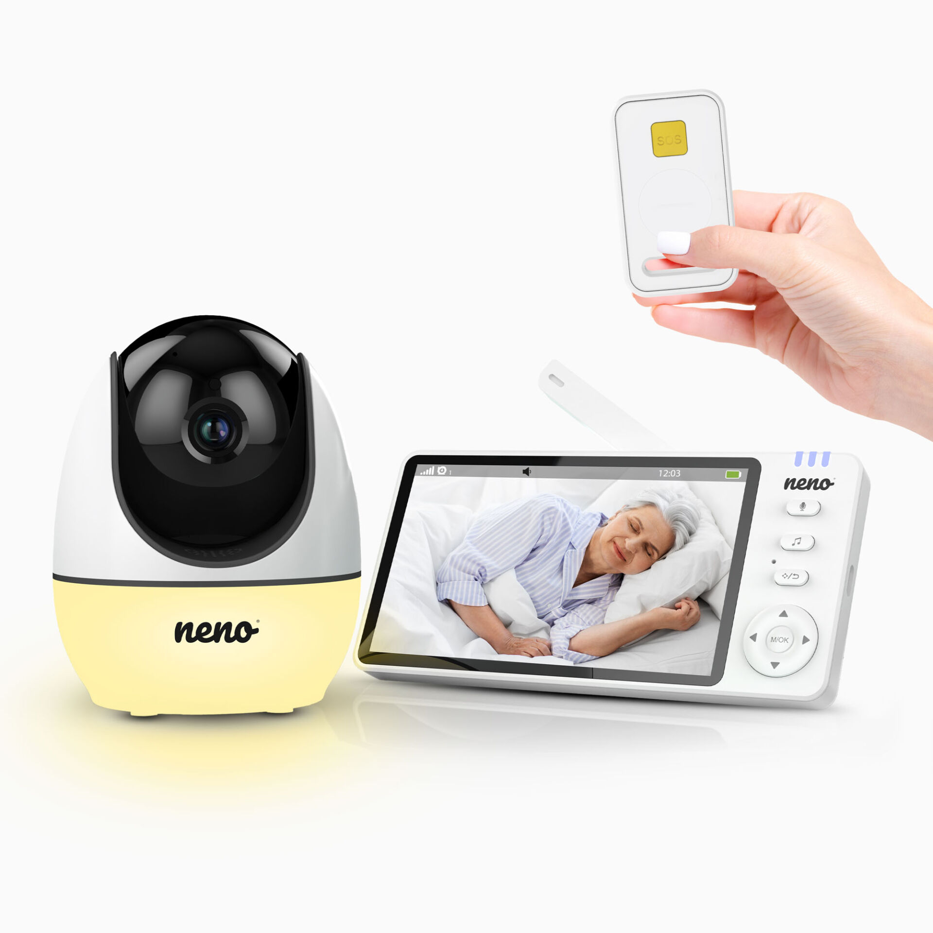 E-shop NENO TI AMO 2,4 GHz elektronický baby monitor a opatrovateľský as...