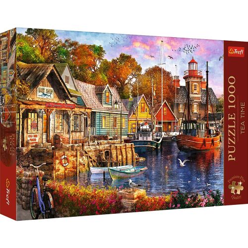 TREFL 1000 PREMIUM PLUS TEA TIME PUZZLE WONDERFUL PORT 151437595 - Puzzle és kirakó