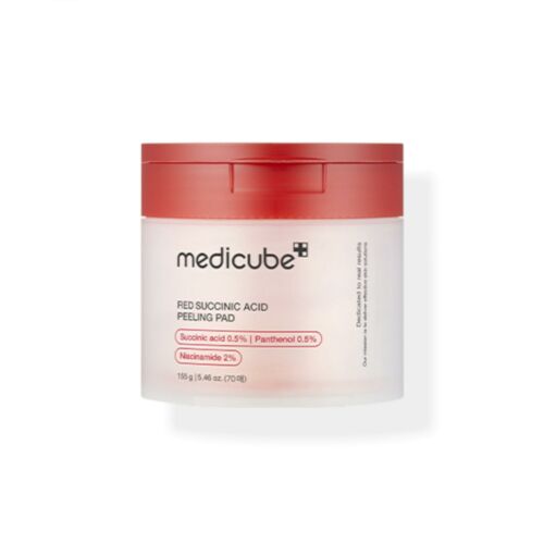 Medicube, Red Succinic Acid hámlasztó pad, Hámlasztás, Tonik, Arc, 70 db, 155 g